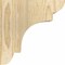 Ekena Millwork New Brighton Rough Sawn Corbel, Douglas Fir, 6"W x 8"D x 8"H COR06X08X08NEB00RDF - alternate 4